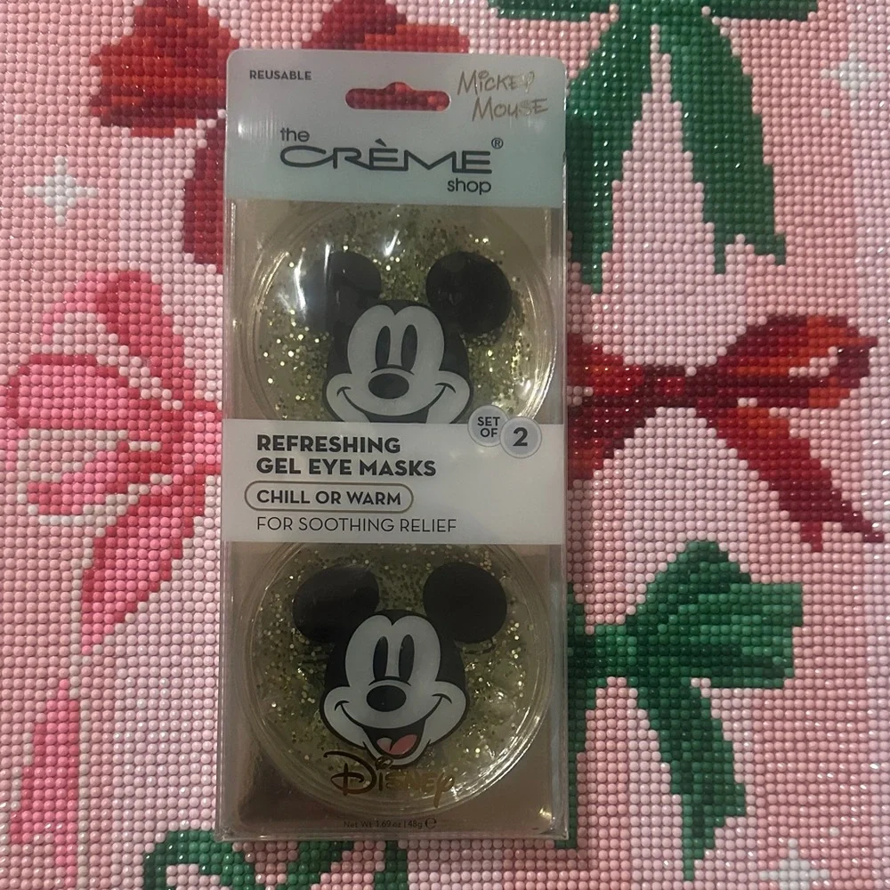 The Crème Shop Mickey Mouse Gel Eye Masks - Gold